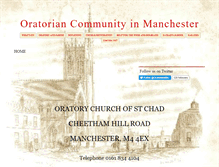 Tablet Screenshot of manchesteroratory.org